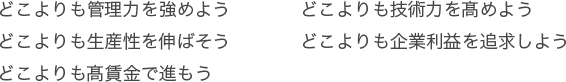 経営方針